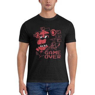 เสื้อยืด พิมพ์ลายกราฟิก Five Nights At FreddyS Pizzeria Game Overhot สําหรับผู้ชาย