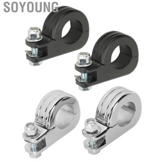 Soyoung Footpeg P Clamp Mounting Kits  Aluminium Alloy Strong Sturdy Footpeg Pedal Clamp Bracket  for Motorcycle