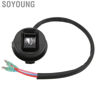 Soyoung PTT Switch Assembly  Plug and Play Outboard Power Trim Tilt Switch 3E0‑72615‑0 Black High Strength  for Boat Replacement for Tohatsu 115HP NSF115 Engine