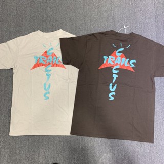 พร้อมส่ง เสื้อยืด ลาย Travis Scott Cactus Jack Trails Assn Tee