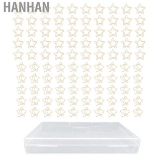 Hanhan Paper Clips  Rustproof 100 Pcs Small Paper Clips  for Office