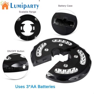 Lumiparty โคมไฟร่ม Led 20+4 ดวง ทรงกลม 3 โหมด ไร้สาย สําหรับตกแต่งสวนหลังบ้าน