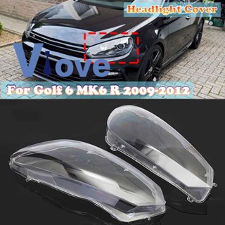 เลนส์ไฟหน้ารถยนต์ แบบเปลี่ยน สําหรับ VW Golf 6 MK6 R 2009-2012