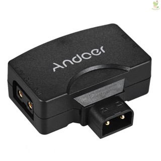 Andoer D-Tap to 5V USB อะแดปเตอร์เชื่อมต่อ สําหรับกล้องวิดีโอ V-Mount แบตเตอรี่กล้องมา -6.5