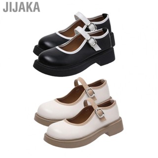 Jijaka PU Leather Elegant Shoes  Women PU Leather Shoes Breathable  for Lady for Outdoor