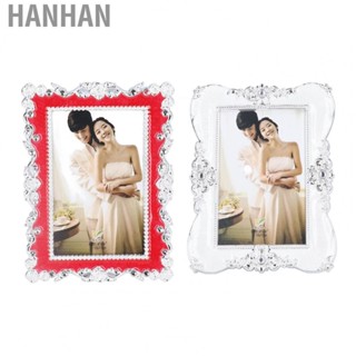 Hanhan Desktop Photo Frame Decorative Picture Frame Beautiful Modern Stable Plastic Display for Office