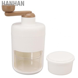 Hanhan Premium Portable Ice Crusher Manual Operated Ice Crusher Rustproof Shaved Ice