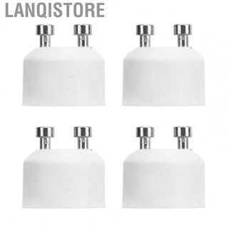 Lanqistore GU10 To MR16 Lamp Holder Functional ABS High Temp Resistant Long Lasting  Aging Bulb Base Converter for  Halogen Lamp