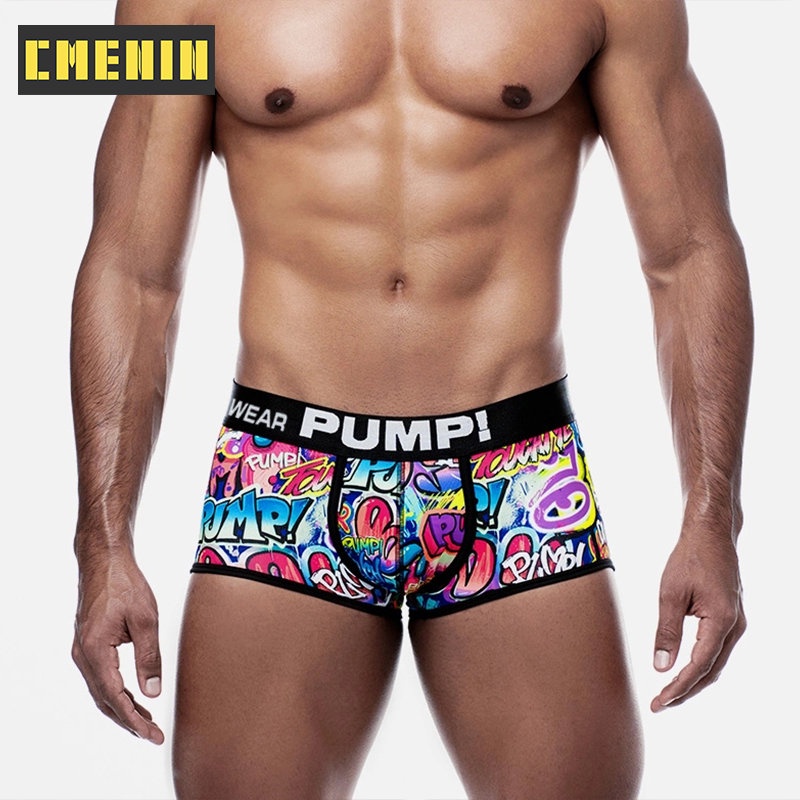 Cmenin กางเกงบ็อกเซอร์ ไนล่อน แบบแห้งเร็ว แฟชั่นสําหรับผู้ชาย MP225