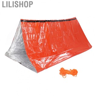 Lilishop Portable Tent Lightweight PE Aluminized Film Camping Tent  Foldable for Hiking