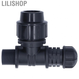 Lilishop G1 External Thread Tee Connecter Flexible Water Tube Fitting Plastic Household