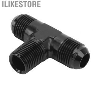 Ilikestore Tee Connecting Adapter  Easy Installation Solid Structure Anodized Finish Lightweight Tee Connector Fitting  for Thread