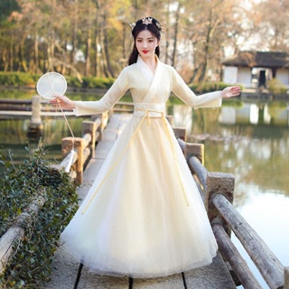 Hanfu ชุดเดรส สไตล์จีนโบราณ หรูหรา แฟชั่นฤดูร้อน สําหรับผู้หญิง