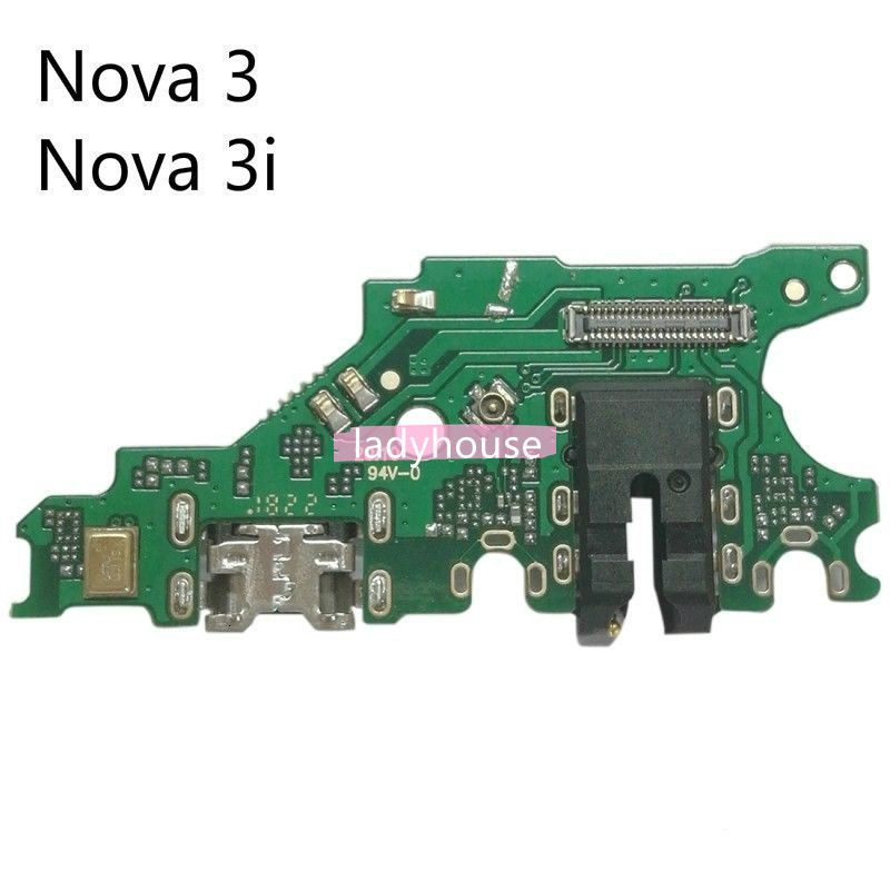 อะไหล่บอร์ดเชื่อมต่อสายชาร์จ USB พอร์ตชาร์จ แบบเปลี่ยน สําหรับ Huawei Nova 3 Nova 3i