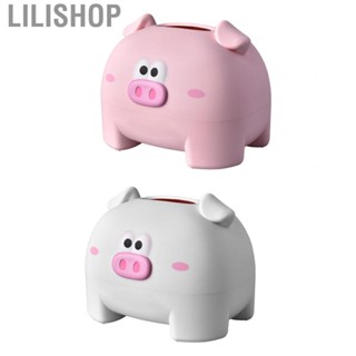 Lilishop Cartoon Tissue Storage Box  Sturdy Cute Tissue Paper Box Decorative Easy Paper Extraction  for Bedroom