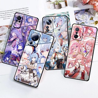 เคสโทรศัพท์มือถือซิลิโคน TPU กันกระแทก ลายเกม Genshin Impact สําหรับ Xiaomi 12 12X 12S 8 SE LITE PRO ULTRA