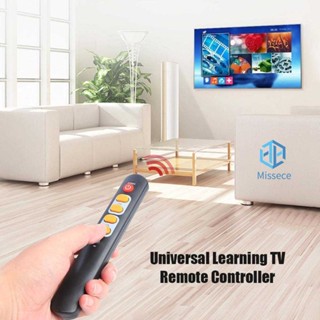 รีโมตคอนโทรล 6 ปุ่ม สีเหลือง สําหรับ TV STB