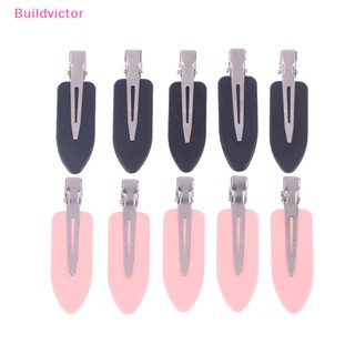 Buildvictor กิ๊บติดผม แบบไม่งอ ไร้รอยต่อ อุปกรณ์เสริม สําหรับล้างหน้า 10 ชิ้น ต่อชุด