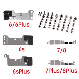 ชุดสกรู พร้อมปุ่มโฮม โลหะ แบบเปลี่ยน สําหรับโทรศัพท์ 6 6P 6s 7 7P 8 Plus