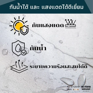 ผ้าคลุมเครื่องซักผ้ากันน้ำ-UV-ฝุ่น กันหนูกัดสายไฟ ซิปปิดเปิด S/M/L/XL (วัสดุทนทานใช้กลางแจ้ง)