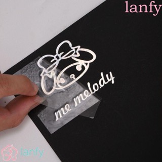 Lanfy สติกเกอร์โลหะ ลาย Melody Girls Kulomi สําหรับตกแต่งสมุดไดอารี่ อัลบั้ม เครื่องเขียน