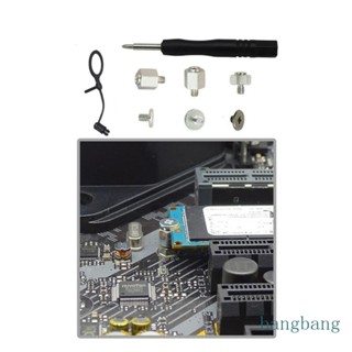 Bang ชุดสกรูยึดฮาร์ดดิสก์ PCIe NVMe สําหรับ M 2 SSD 2 ชิ้น