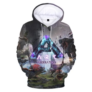 เสื้อกันหนาว มีฮู้ด พิมพ์ลาย Game ARK Genesis Season Pass 3 มิติ คุณภาพสูง สไตล์ฮาราจูกุ สําหรับผู้ชาย และผู้หญิง