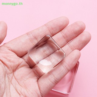 Monnygo พาเลทแก้วคริสตัล ลายกราฟฟิก สําหรับใส่กาวขนตาปลอม 1 ชิ้น