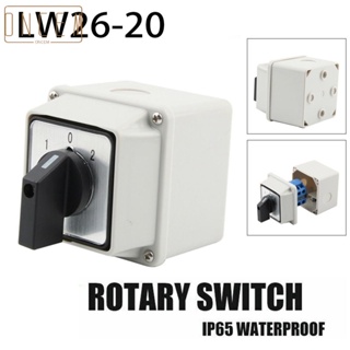 【ONCEMOREAGAIN】Changeover Switch 3-Position 380V 8 Screw Terminals For Speed Switches