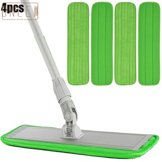 【ONCEMOREAGAIN】Mop Pads 14-18 Inch 4pcs Cloth Mop Head Replacement Thick Vacuum Cleaner