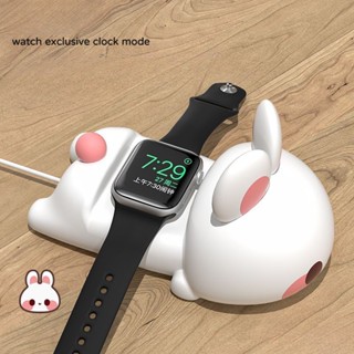 [ตัวยึดชาร์จ] แท่นชาร์จซิลิโคน สําหรับ Apple Watch Iwatch8 7 Generation 6 5 4 3 2