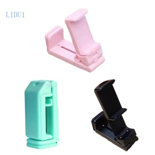 Lidu1 ที่วางโทรศัพท์ แบบพกพา ขาตั้งโทรศัพท์ โต๊ะเครื่องบิน พับได้ ปรับได้ หมุนได้ รองรับเซลฟี่