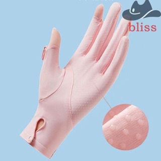 Bliss ถุงมือกันแดด แบบเต็มนิ้ว ระบายอากาศ ป้องกันแสงแดด ขับรถ หน้าจอสัมผัส สําหรับผู้หญิง