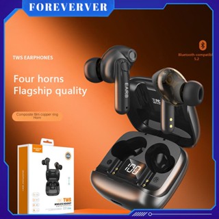 Stereo Sound Quality True Dual Moving Coil Digital Stereo Wireless TWS In-Ear Headset with Sports Long Endurance fore