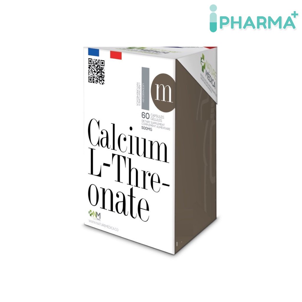 Nature Medica Natural Calcium L-Threonate 500 MG 60 แคปซูล [iPha]