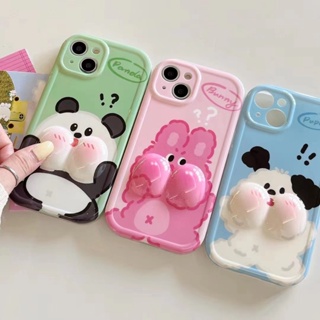 เคสโทรศัพท์มือถือ กันลื่น ลายสัตว์น่ารัก สําหรับ iPhone 14Pro Max 14Pro 14 13 Pro 13Pro Max 12 Pro Max 12 Pro 12 11