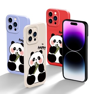 IPhone 12 11 8 7 X XS XR SE Plus Pro Max 2020 2022 เข้ากันได้ เคสไอโฟน สำหรับ Panda เคส เคสโทรศัพท์