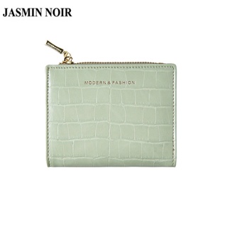 Jasmin NOIR กระเป๋าสตางค์ ใบสั้น ลายหนังจระเข้ สไตล์เกาหลี สําหรับผู้หญิง