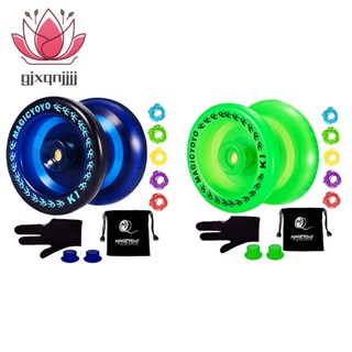 Magicyoyo โยโย่ตอบสนอง K1-Plus พร้อมกระสอบโยโย่ + 5 สาย และถุงมือโยโย่