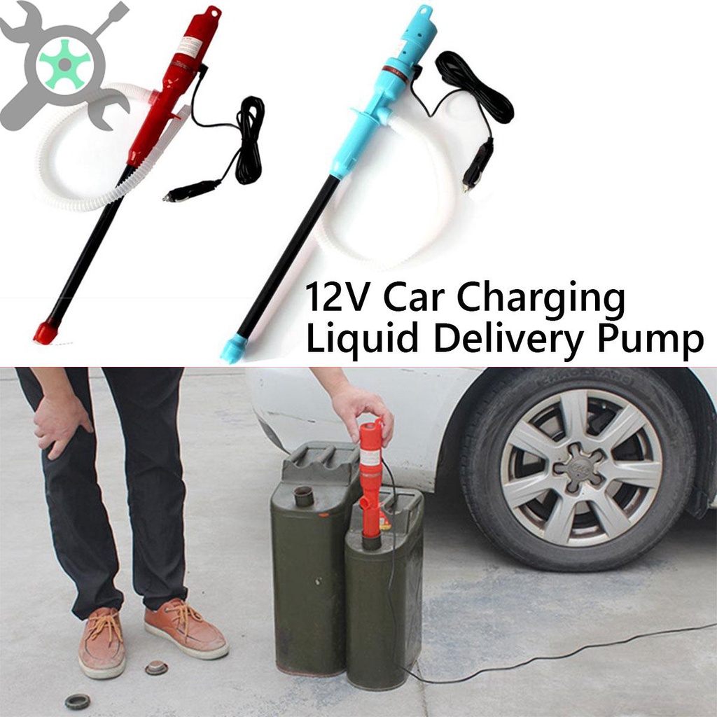 ปั๊มดูดน้ำมันไฟฟ้า ปั้มไฟฟ้าแบบพกพา ที่ดูดน้ํามัน ปั้มดูดน้ํามัน เครื่องดูดน้ํามัน 12V แรงดันต่ำปั๊ม