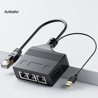 Turbobo อะแดปเตอร์แยกเครือข่าย RJ45 ทนความร้อน สําหรับสํานักงาน