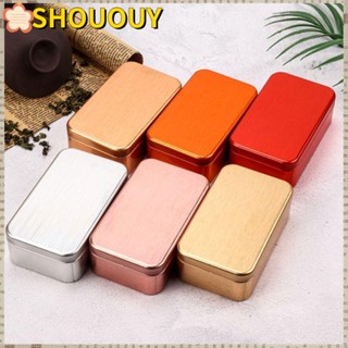 SHOUOUY ขวดโหลอลูมิเนียม สําหรับใส่เทียนครีมบาล์ม จํานวน 2 ชิ้น