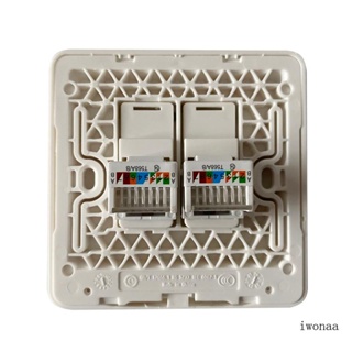 Iwo ปลั๊กอินเตอร์เน็ต LAN Cat5E Rj45 86 มม.