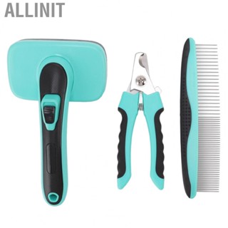 Allinit Pet Grooming Kit  Rounded  Comb Dog Brush and Set for Dogs