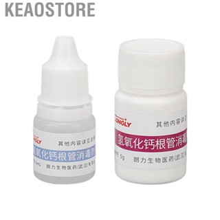 Keaostore Dental Canal Root Cleaning Kit Easy Modulation 6ml  Deep Cleansing Portable Calcium Hydroxide for Hospital