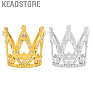 Keaostore Nail Art Pen Holder Display Alloy Crown Shape Brush Stand Manicure Tool