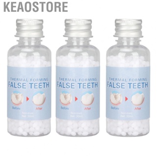 Keaostore 3 Box Temporary Tooth Filling Bead Moldable False   Replacement Ki WP