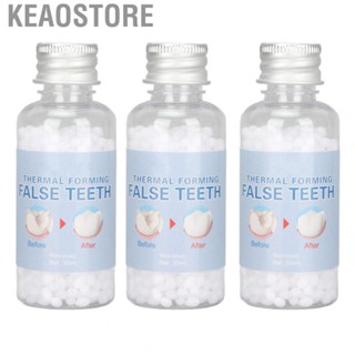 Keaostore 3 Box Temporary Tooth Filling Bead Moldable False   Replacement Ki WP