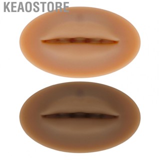 Keaostore Open Mouth Lips 3D Silicone Practice Skin Microblading Lip  Makeup AE