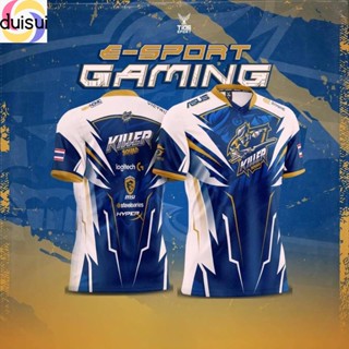 Duisui เสื้อกีฬา เสื้อกีฬาพิมพ์ลาย ลายใหม่GAMING